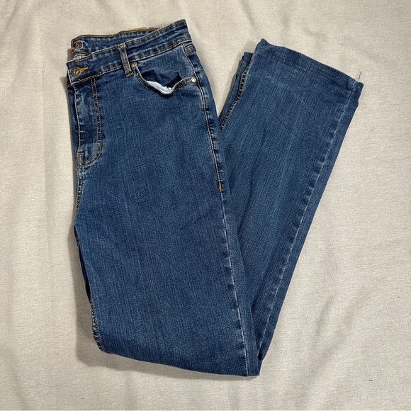 Huntress Riding Apparel jeans, no size tag, denim, equestrian, horses - Picture 9 of 9